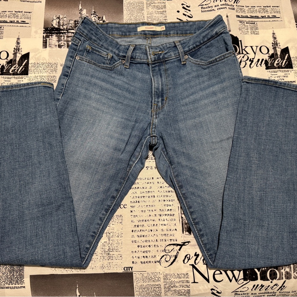 Levi's 711 Skinny size 29 Blue Jeans